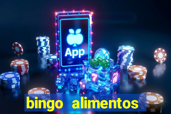 bingo alimentos para imprimir